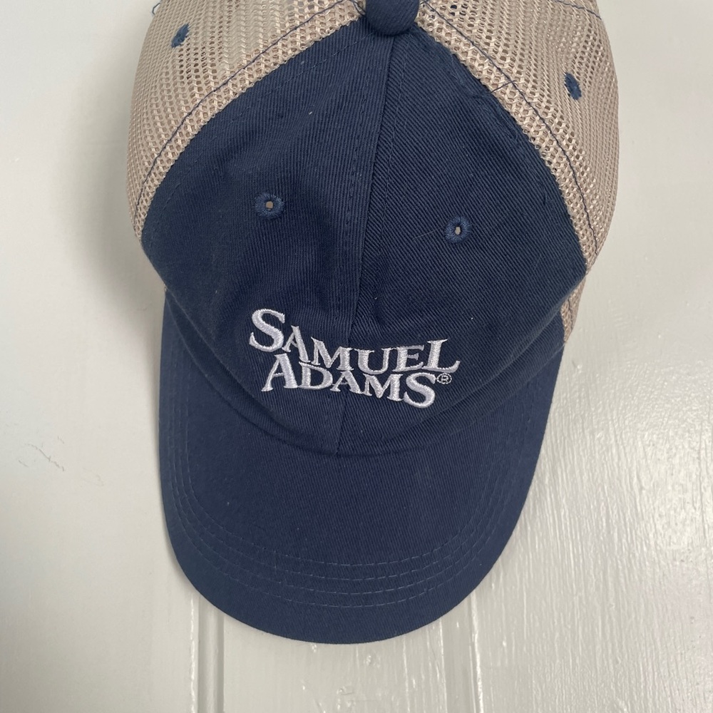 NWOT Samuel Adams Blue and Beige Baseball Cap